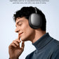 hoco Over the Ear Bluetoothe 5.4 Headphones Sports Wireless Earphone Headsets with Microphone for Phone Call Fabric Eartips