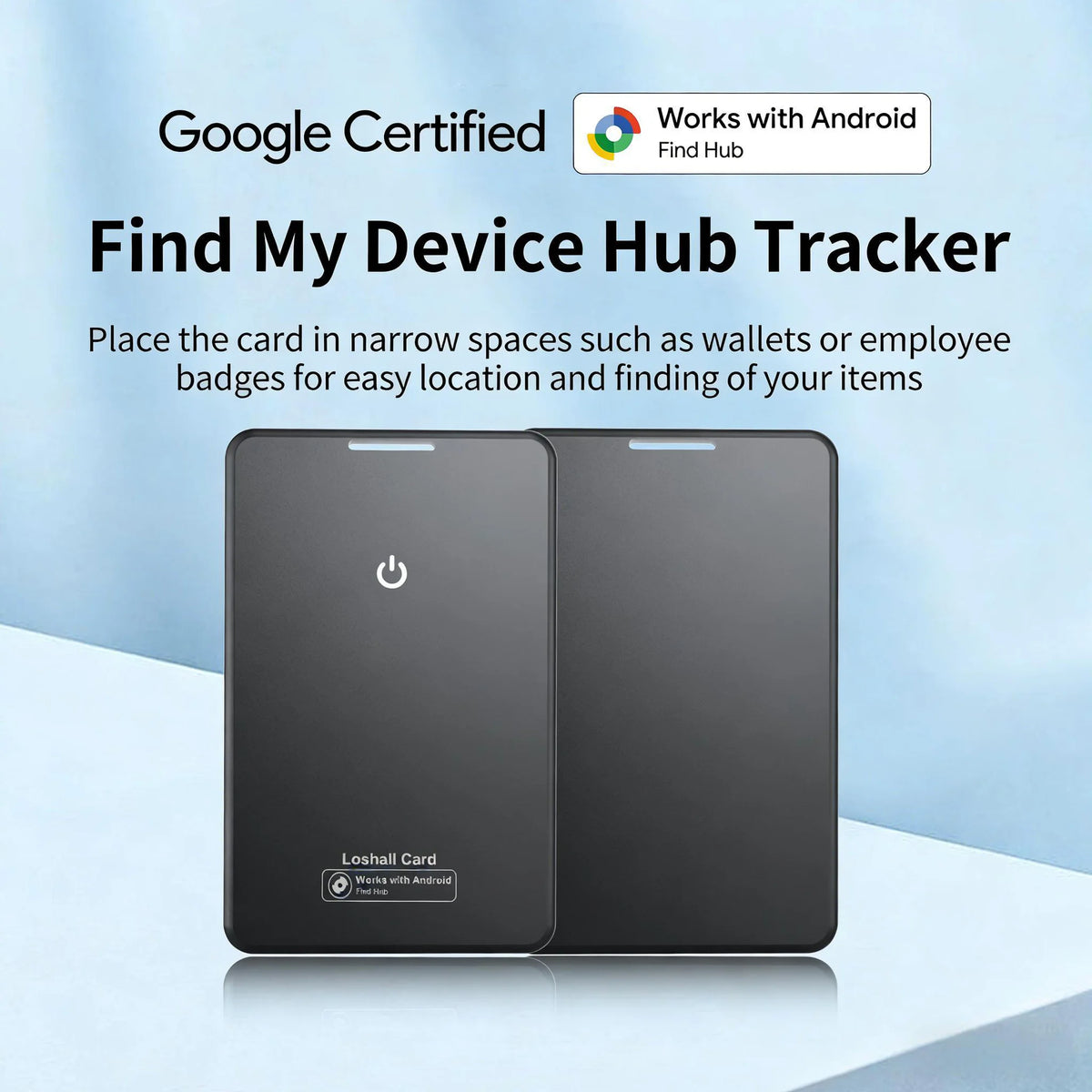 Wallet Tracker Locator for Google Find Hub Bluetooth Tracker Global Anti Lost  Smart Tag Tracker Card Wallet Tracker Keys Finder