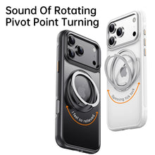 360° Mechanical Torque-Sound Rotating Stand Holder Magnetic Magsafe Phone Case For iPhone 16 15 14 13 17 18 Pro Max Plus Air 17E